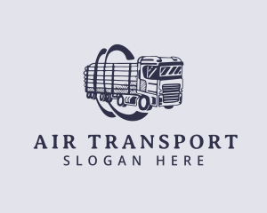 Truck Cargo Haulage logo design