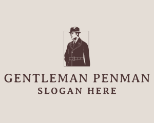 Dapper Gentleman Retro logo design