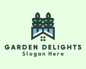 Home Garden Plant logo design