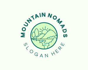 Nature Mountain National Park logo design