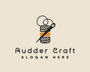 Yarn Thread Needle logo design