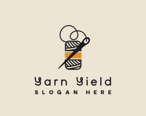 Yarn Thread Needle logo design