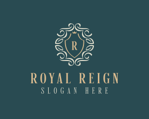 Royal Crown Shield logo design