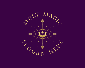 Mystic Eye Moon logo design