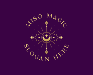 Mystic Eye Moon logo design