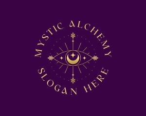 Mystic Eye Moon logo design