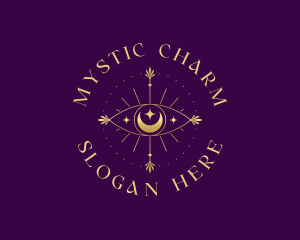 Mystic Eye Moon logo design