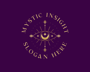 Mystic Eye Moon logo design