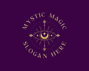 Mystic Eye Moon logo design
