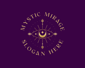 Mystic Eye Moon logo design