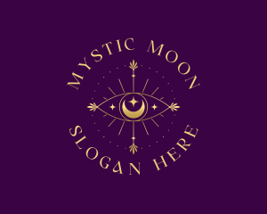 Mystic Eye Moon logo design