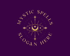 Mystic Eye Moon logo design