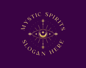 Mystic Eye Moon logo design