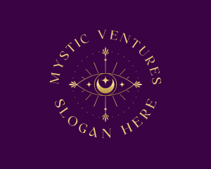 Mystic Eye Moon logo design