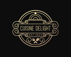 Gourmet Restaurant Dining logo design