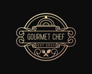 Gourmet Restaurant Dining logo design