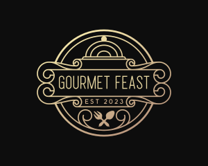 Gourmet Restaurant Dining logo design