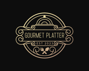 Gourmet Restaurant Dining logo design