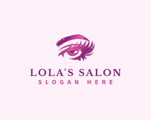 Woman Eye Salon logo design