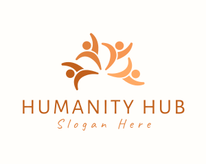 Human Social Community logo design