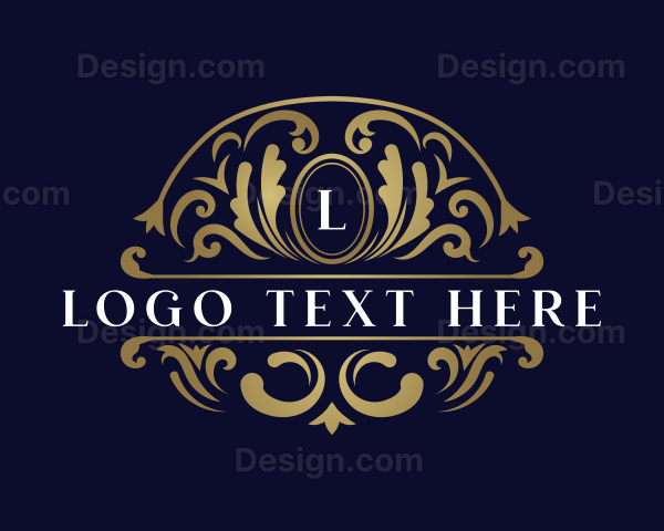 Luxury Ornament Leaves Logo