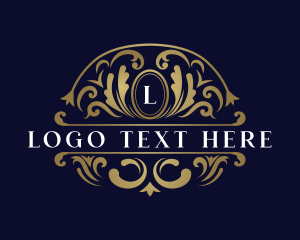 Luxury Ornament Leaves logo