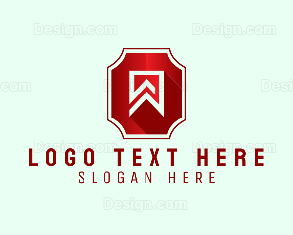 Modern Bookmark Banner Logo