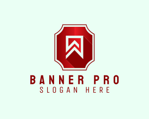 Modern Bookmark Banner logo design