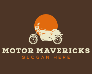 Motorcycle Vehicle Transport logo design