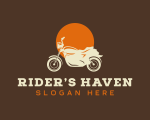 Motorcycle Vehicle Transport logo design