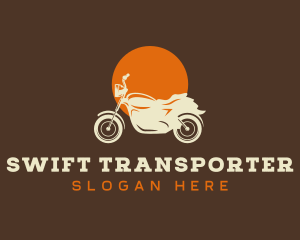 Motorcycle Vehicle Transport logo design