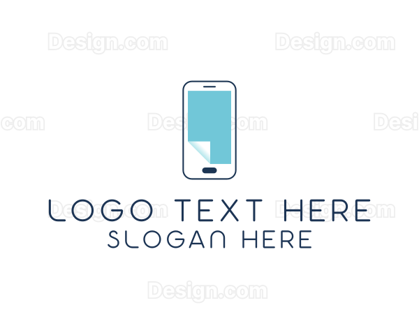 Mobile Phone File Logo