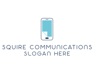 Mobile Phone File logo design