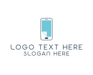 Content - Mobile Phone File logo design