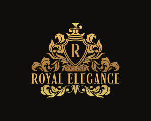 Royal Fashion Shield  logo design