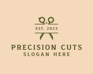 Fashion Scissors Tailoring logo design