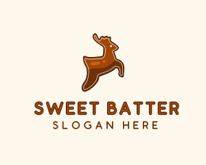 Sweet Cookie Deer logo design