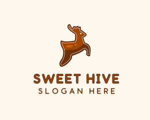 Sweet Cookie Deer logo design