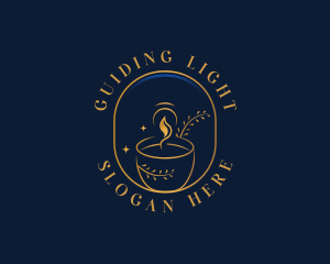 Organic Wax Candle logo design