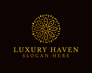  Luxury Mandala Flower logo design