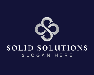 Infinity Loop Letter S logo design