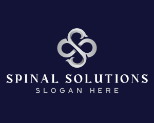 Infinity Loop Letter S logo design