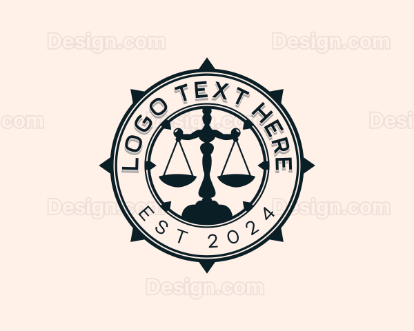 Justice Scale Law Logo