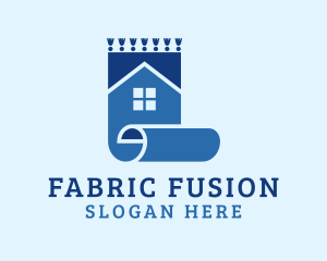 House Carpet Flooring logo design