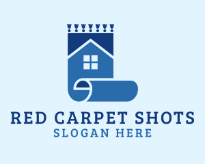 House Carpet Flooring logo design