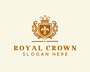 Royal Monarchy Shield logo design