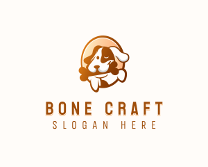 Puppy Pet Bone logo design