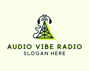 Radio Signal Headset  logo