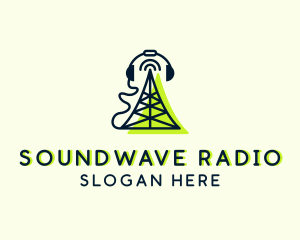 Radio Signal Headset  logo