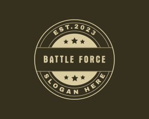 Military Army Bootcamp logo design